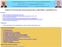 Tablet Screenshot of genealogiadominicana.com